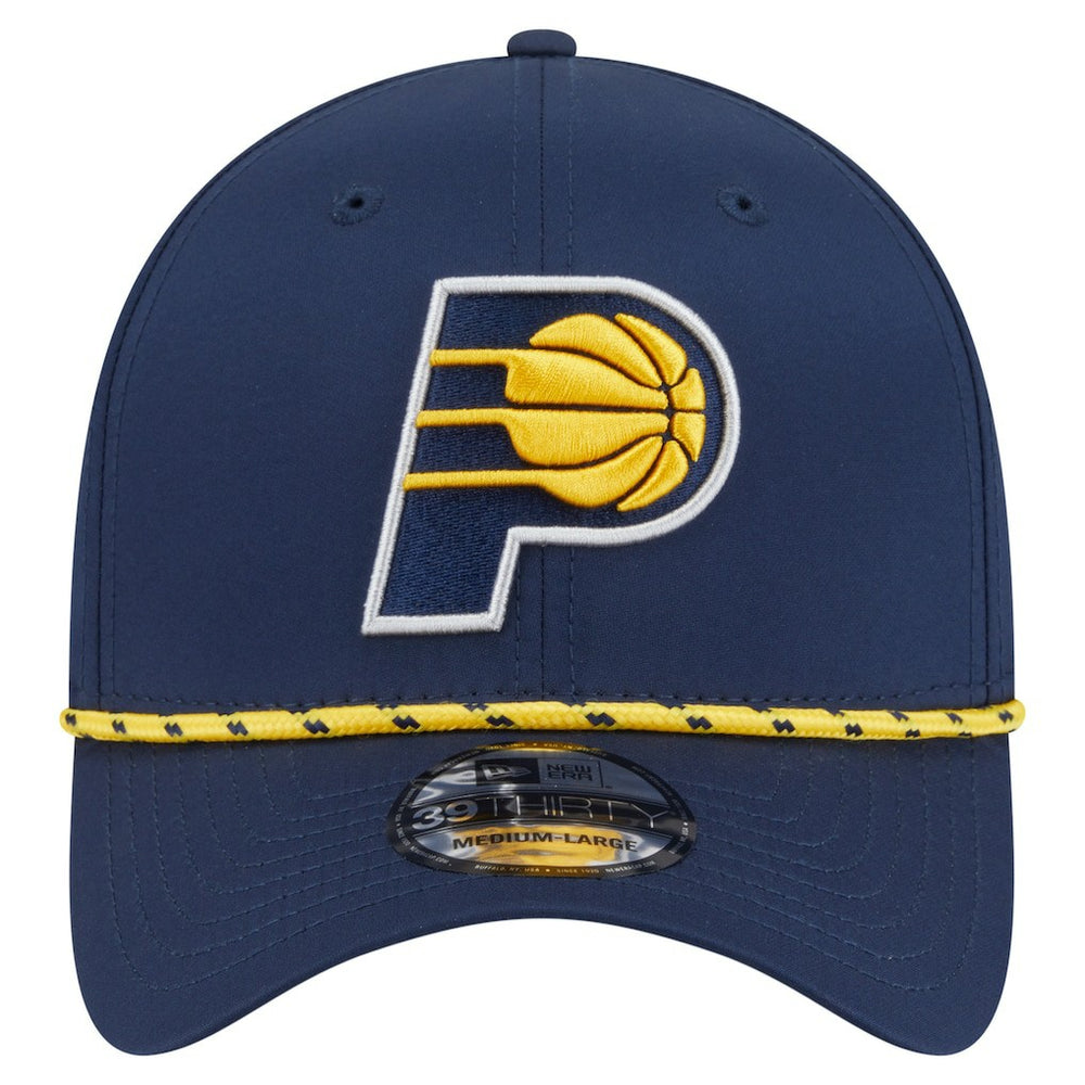 Navy Indiana Pacers Featherweight Poly Rope Flex 39Thirty Hat | NBA