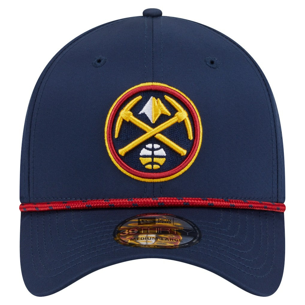 Navy Denver Nuggets Featherweight Poly Rope Flex 39Thirty Hat sale | NBA