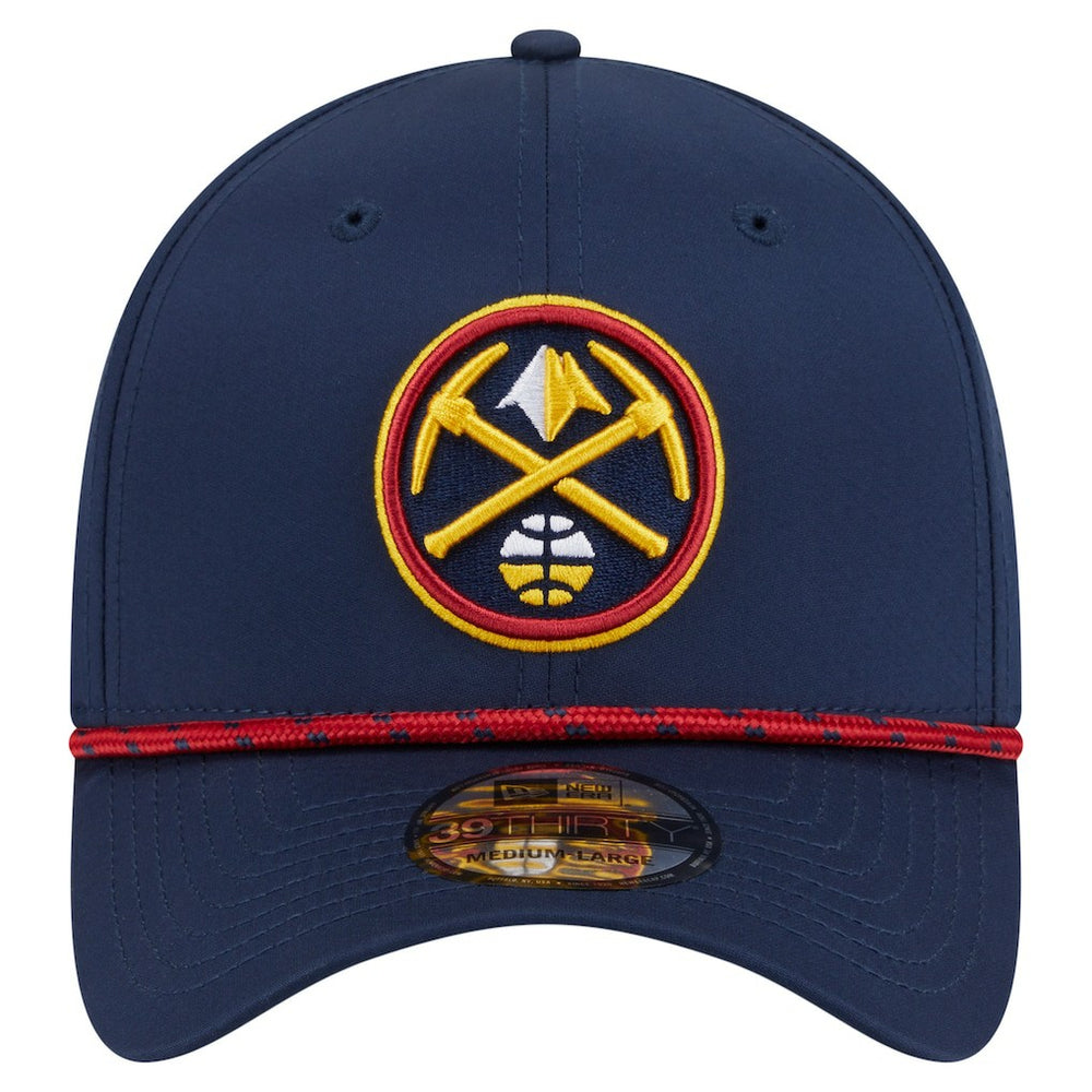 Navy Denver Nuggets Featherweight Poly Rope Flex 39Thirty Hat sale | NBA