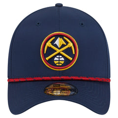Navy Denver Nuggets Featherweight Poly Rope Flex 39Thirty Hat sale | NBA