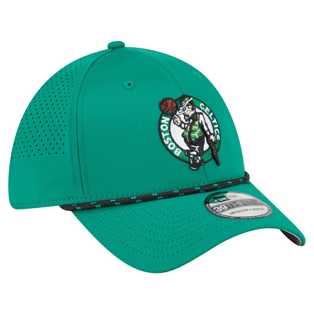 Kelly Green Boston Celtics Featherweight Poly Rope Flex 39Thirty Hat | NBA