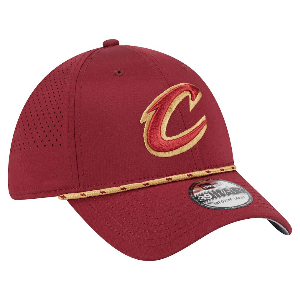 Wine Cleveland Cavaliers Featherweight Poly Rope Flex 39Thirty Hat sale | NBA