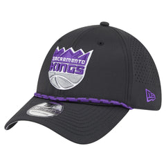 Black Sacramento Kings Featherweight Poly Rope Flex 39Thirty Hat | NBA
