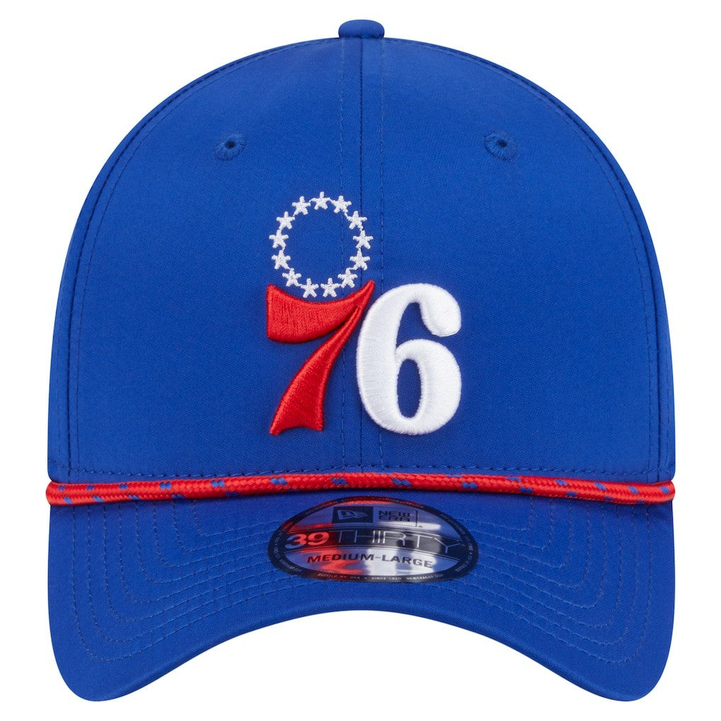Royal Philadelphia 76ers Featherweight Poly Rope Flex 39Thirty Hat | NBA