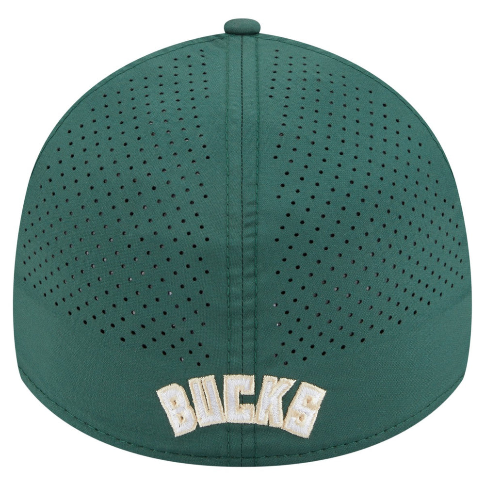 Hunter Green Milwaukee Bucks Featherweight Poly Rope Flex 39Thirty Hat | NBA