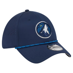 Navy Minnesota Timberwolves Featherweight Poly Rope Flex 39Thirty Hat | NBA