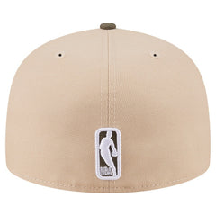 Tan Boston Celtics Color Pack Two-Tone 59FIFTY A-Frame Fitted Hat | NBA