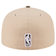 Tan Golden State Warriors Color Pack Two-Tone 59FIFTY A-Frame Fitted Hat | NBA