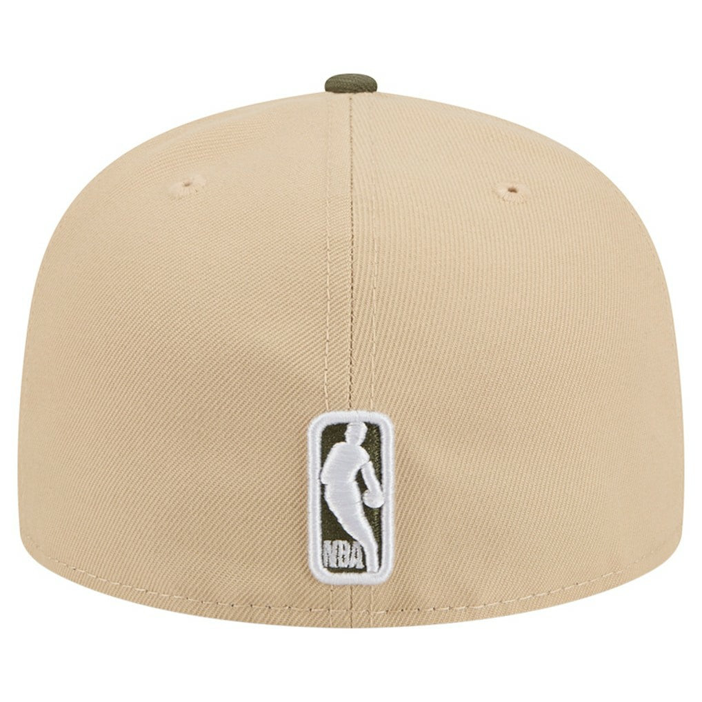 Tan Philadelphia 76ers Color Pack Two-Tone 59FIFTY A-Frame Fitted Hat | NBA