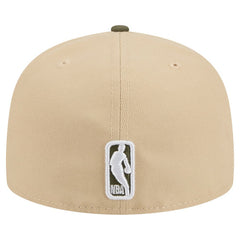 Tan Philadelphia 76ers Color Pack Two-Tone 59FIFTY A-Frame Fitted Hat | NBA