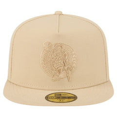 Khaki Boston Celtics Color Pack A-Frame 59FIFTY Fitted Hat | NBA