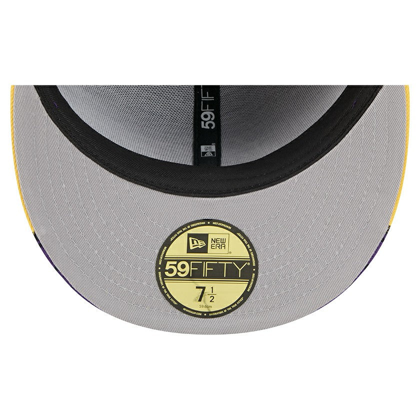 Purple/Gold Los Angeles Lakers Break 59FIFTY Fitted Hat | NBA
