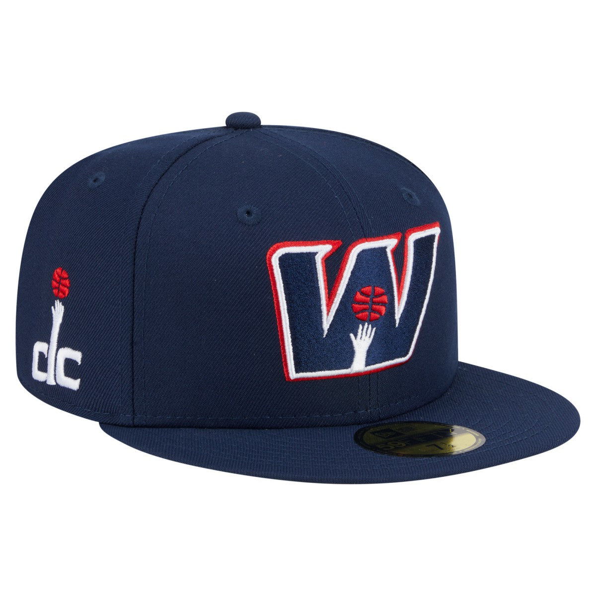 Navy Washington Wizards Deceptor 59FIFTY Fitted Hat | NBA