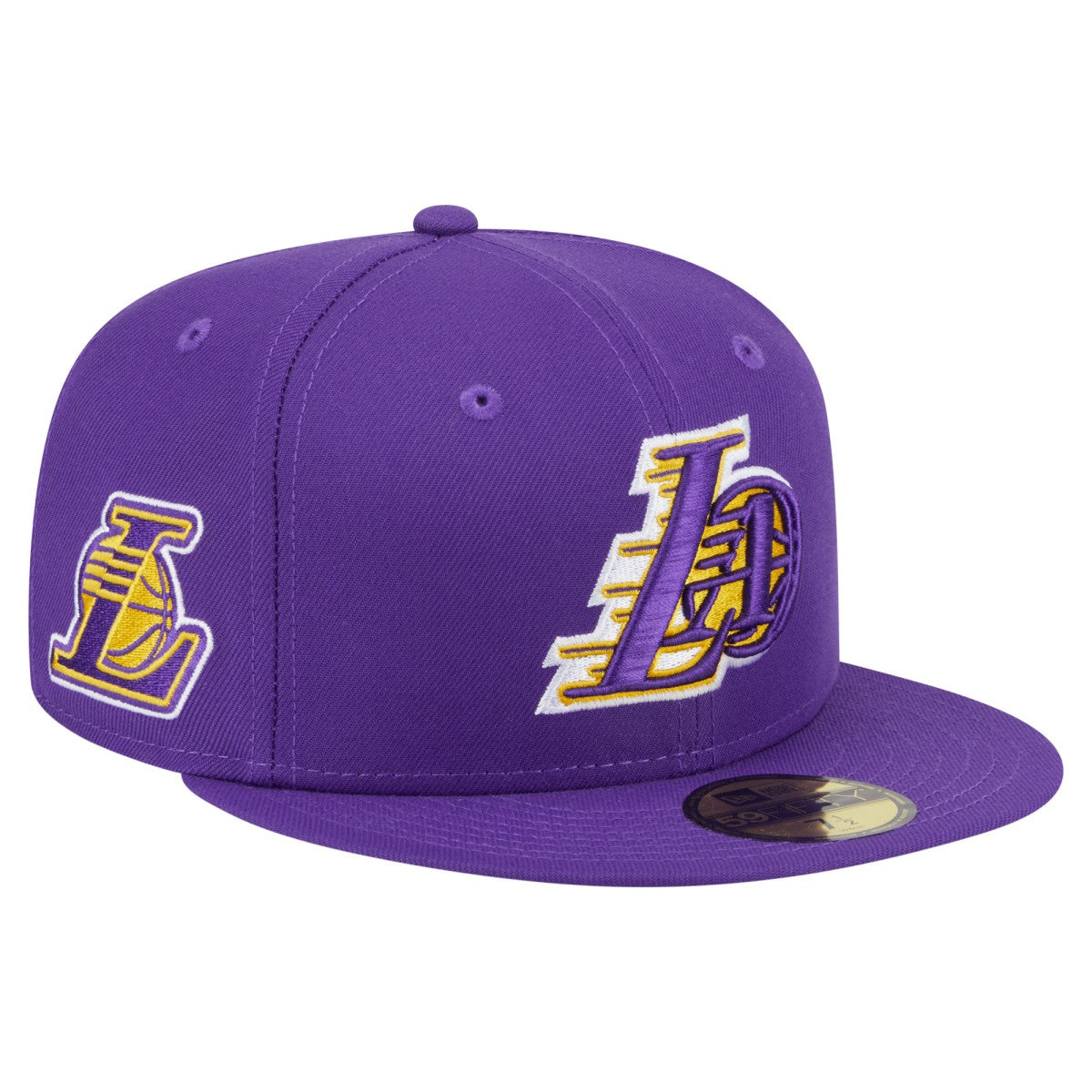 Purple Los Angeles Lakers Deceptor 59FIFTY Fitted Hat | NBA