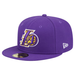 Purple Los Angeles Lakers Deceptor 59FIFTY Fitted Hat | NBA