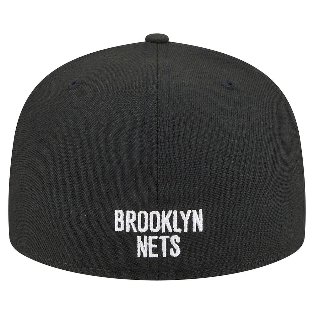 Black Brooklyn Nets Deceptor 59FIFTY Fitted Hat | NBA