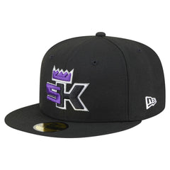 Black Sacramento Kings Deceptor 59FIFTY Fitted Hat | NBA