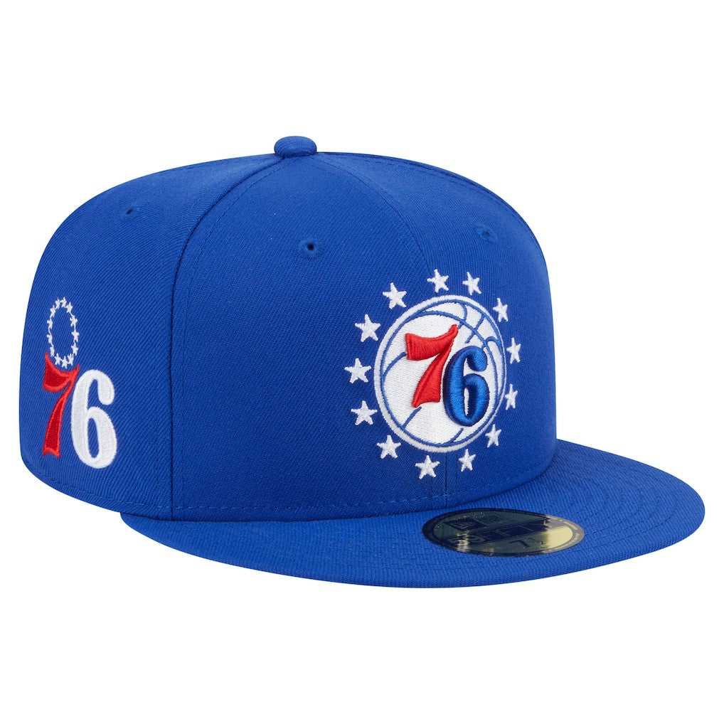 Royal Philadelphia 76ers Deceptor 59FIFTY Fitted Hat | NBA