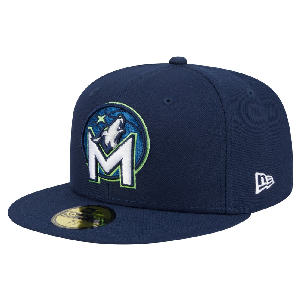 Navy Minnesota Timberwolves Deceptor 59FIFTY Fitted Hat | NBA