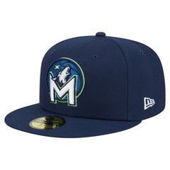 Navy Minnesota Timberwolves Deceptor 59FIFTY Fitted Hat | NBA