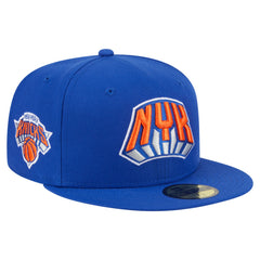 Blue New York Knicks Deceptor 59FIFTY Fitted Hat | NBA