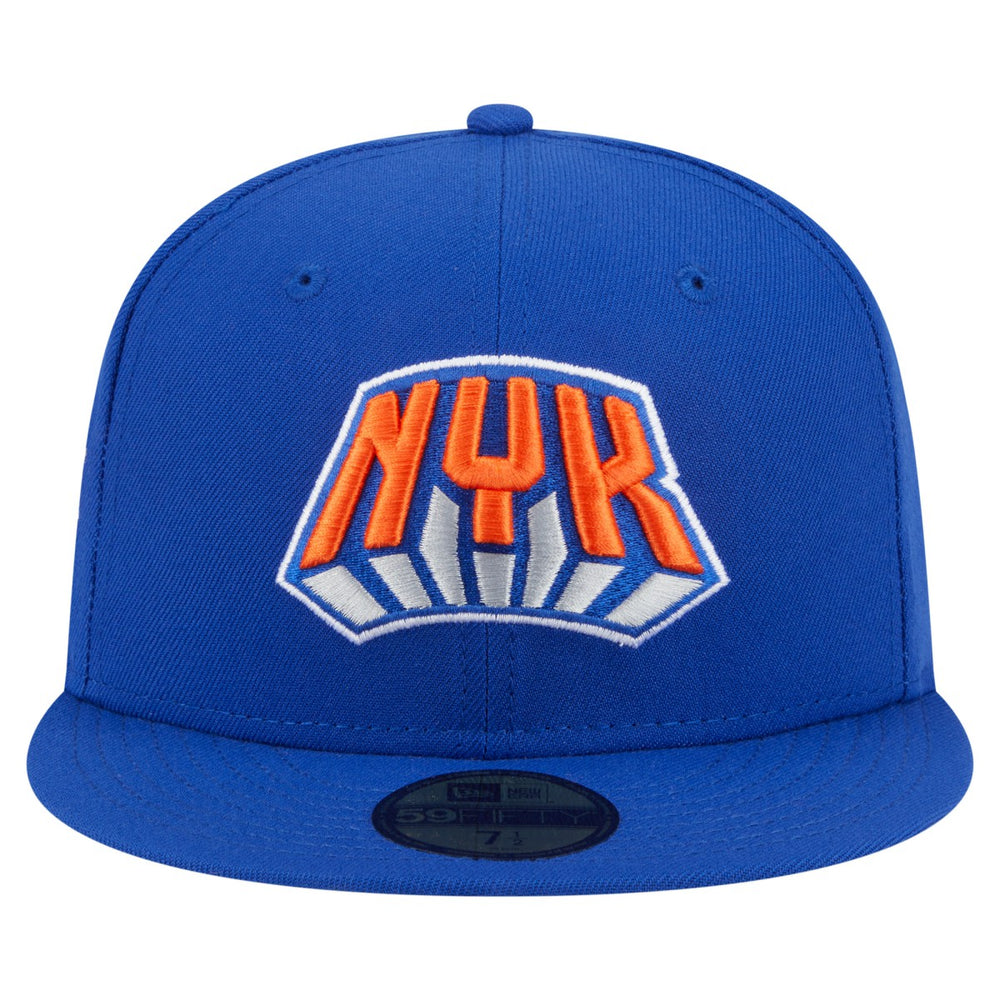 Blue New York Knicks Deceptor 59FIFTY Fitted Hat | NBA