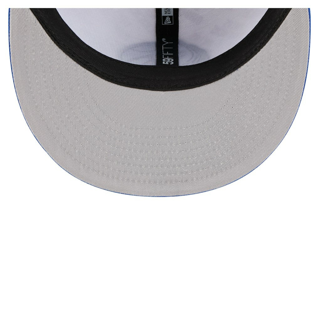 White/Blue Dallas Mavericks Repeat 59Fifty Fitted Hat sale | NBA