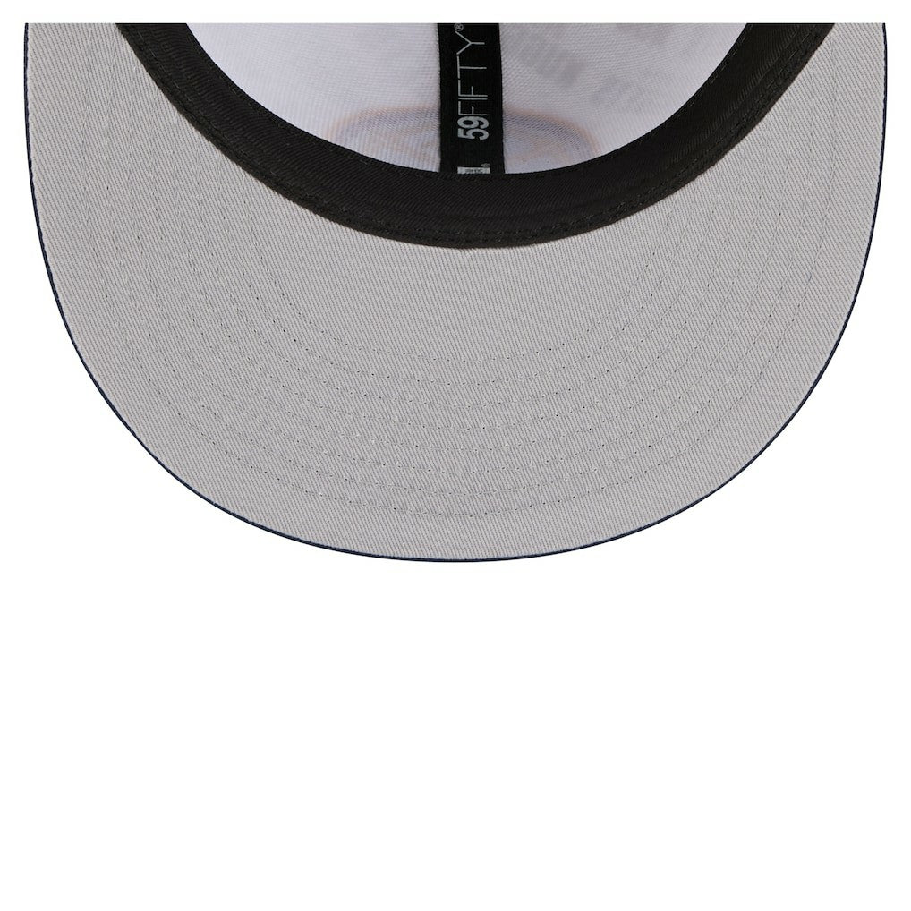 White/Navy Denver Nuggets Repeat 59Fifty Fitted Hat sale | NBA