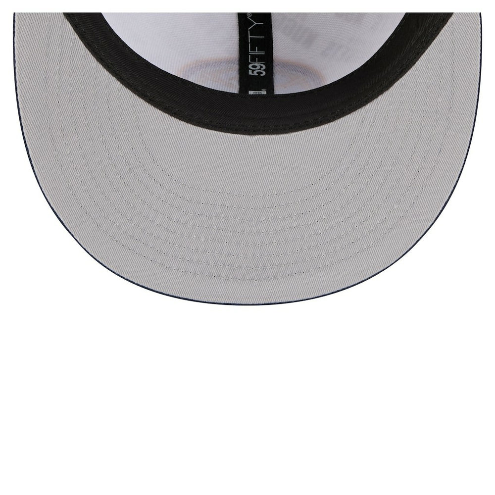 White/Navy Denver Nuggets Repeat 59Fifty Fitted Hat sale | NBA