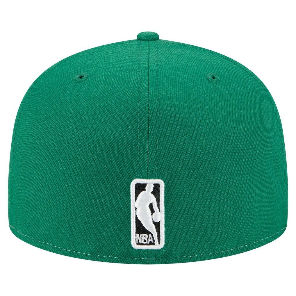 White/Kelly Green Boston Celtics Repeat 59Fifty Fitted Hat | NBA