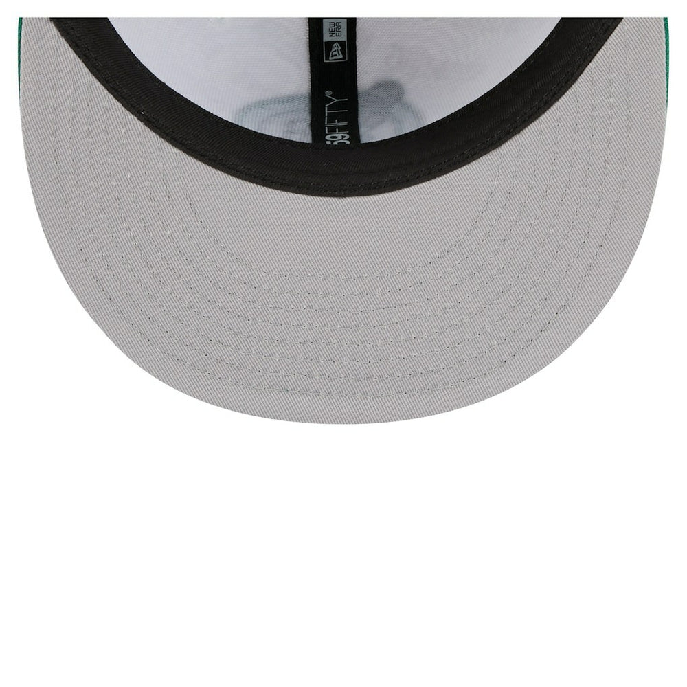 White/Kelly Green Boston Celtics Repeat 59Fifty Fitted Hat | NBA
