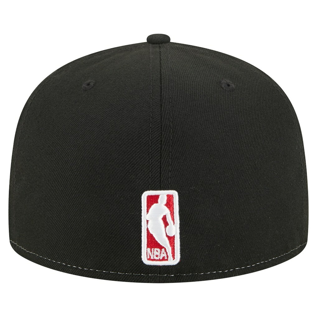 White/Black Chicago Bulls Repeat 59Fifty Fitted Hat | NBA