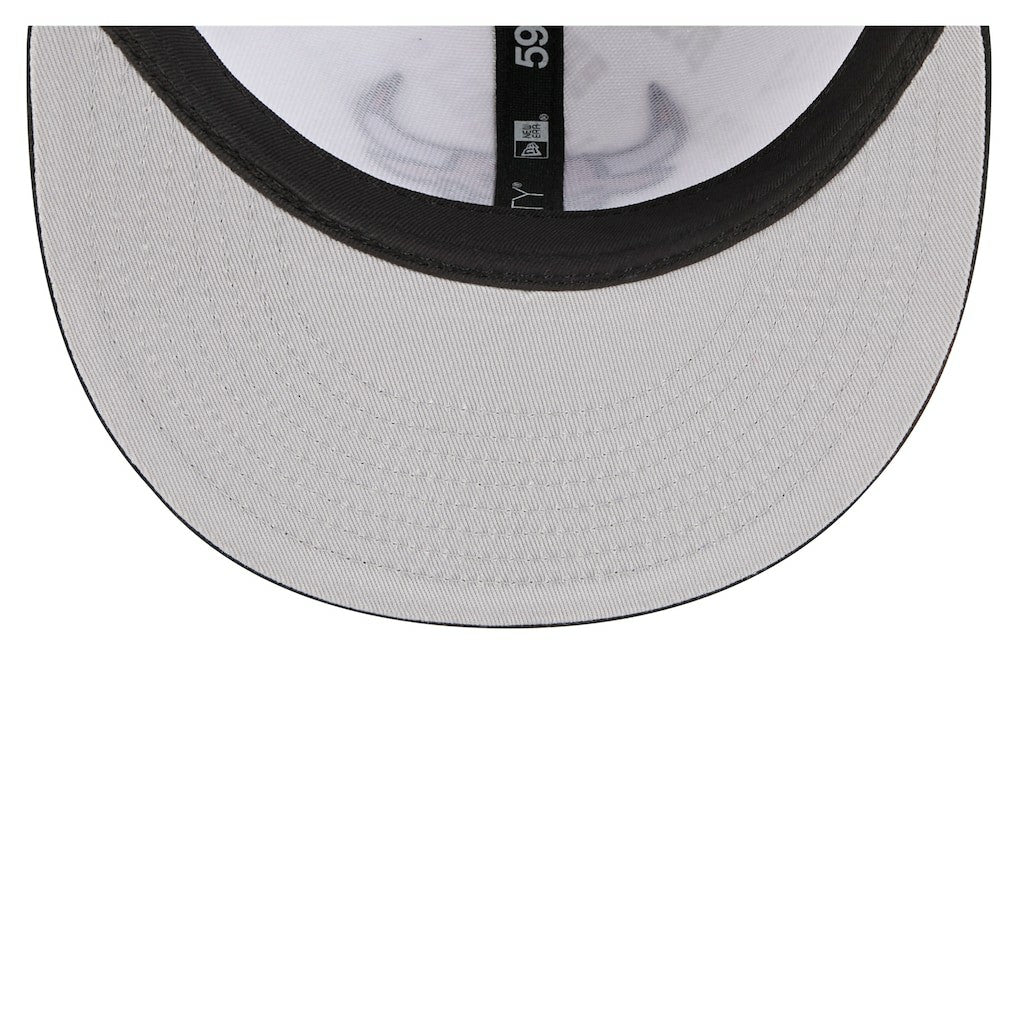 White/Black Chicago Bulls Repeat 59Fifty Fitted Hat | NBA