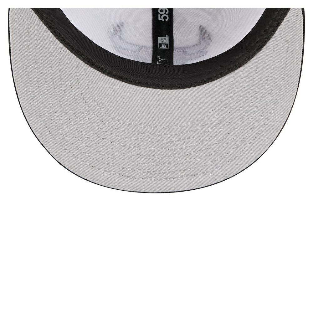 White/Black Chicago Bulls Repeat 59Fifty Fitted Hat | NBA