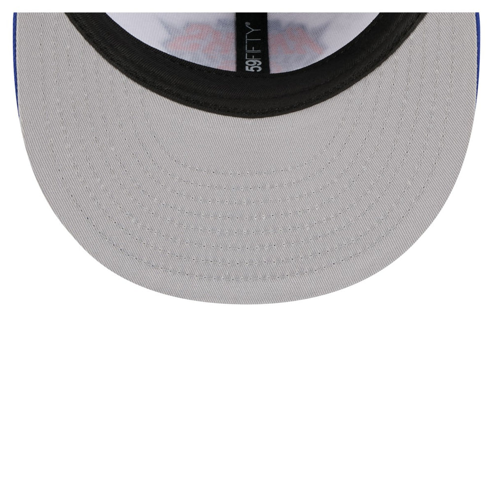 White/Blue New York Knicks Repeat 59Fifty Fitted Hat | NBA