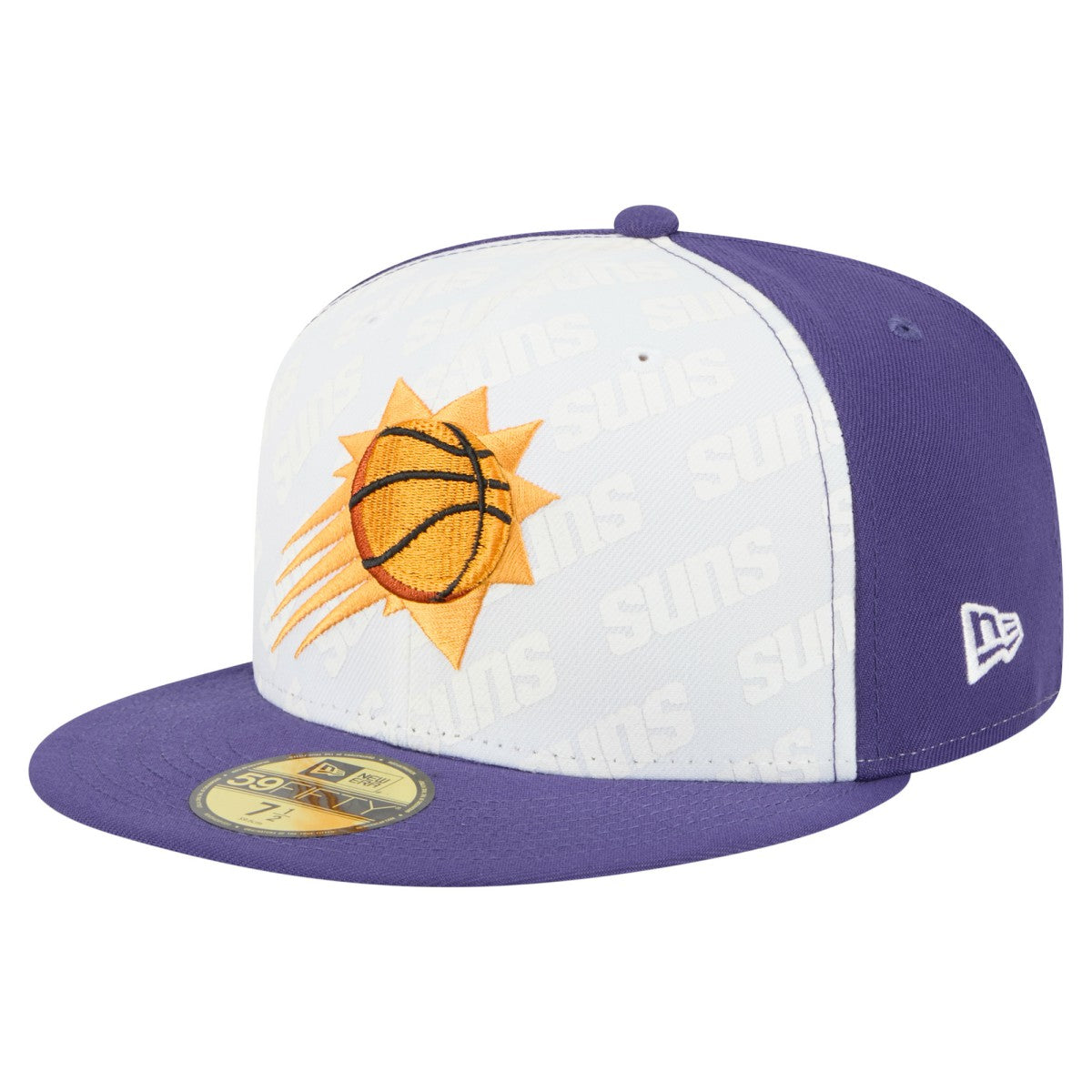 White/Purple Phoenix Suns Repeat 59Fifty Fitted Hat | NBA