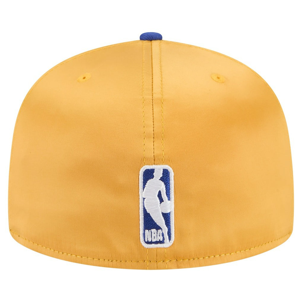 Gold/Royal Golden State Warriors Satin Two-Tone 59FIFTY Fitted Hat sale | NBA