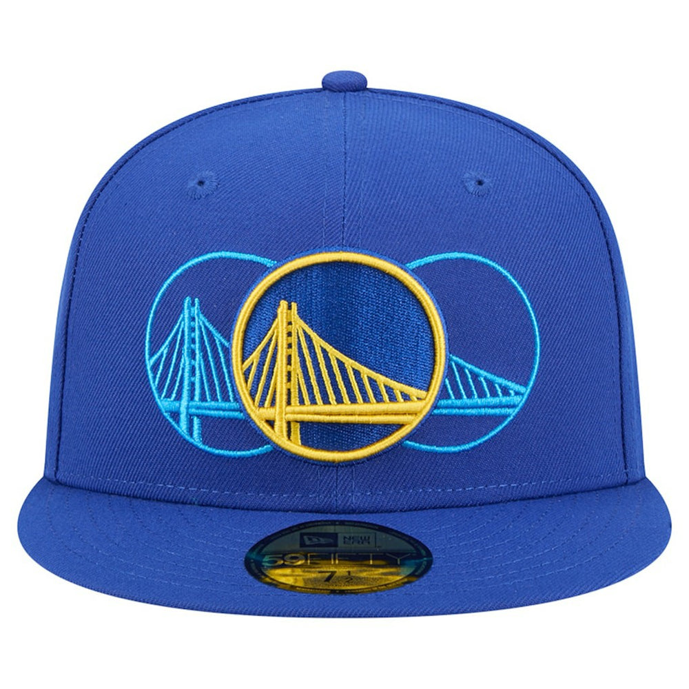 Royal Golden State Warriors Tri-Hit 59Fifty Fitted Hat sale | NBA