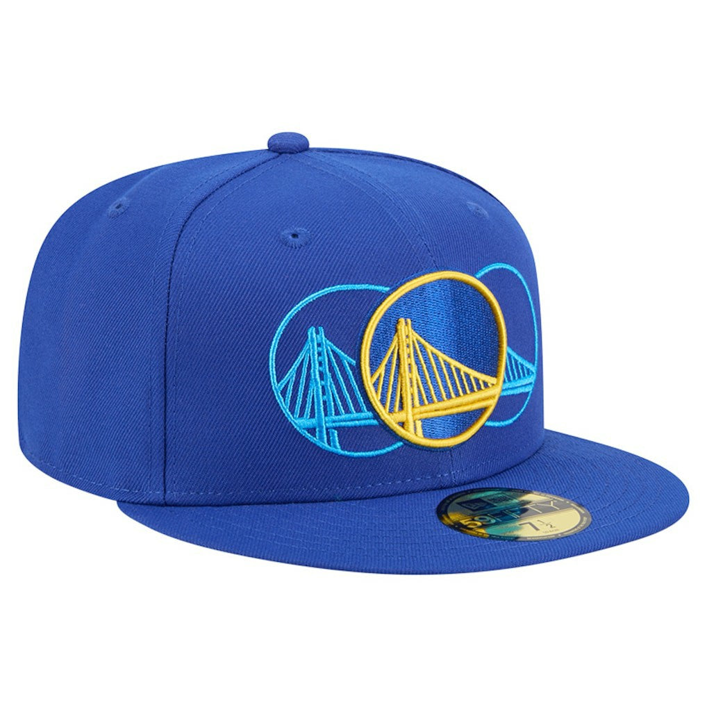 Royal Golden State Warriors Tri-Hit 59Fifty Fitted Hat sale | NBA