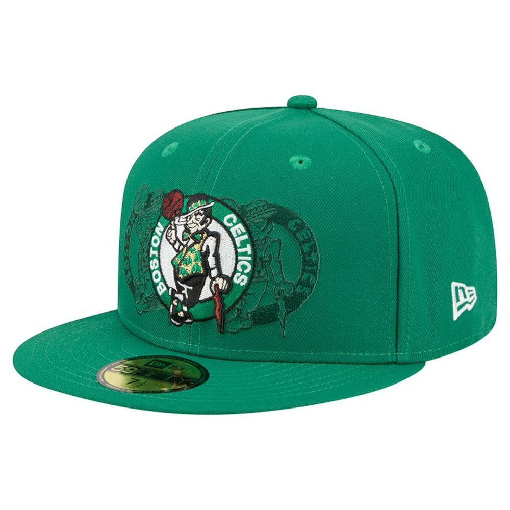 Kelly Green Boston Celtics Tri-Hit 59Fifty Fitted Hat | NBA