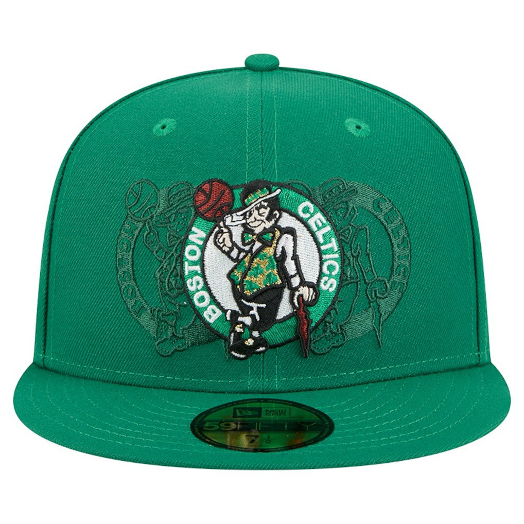 Kelly Green Boston Celtics Tri-Hit 59Fifty Fitted Hat | NBA