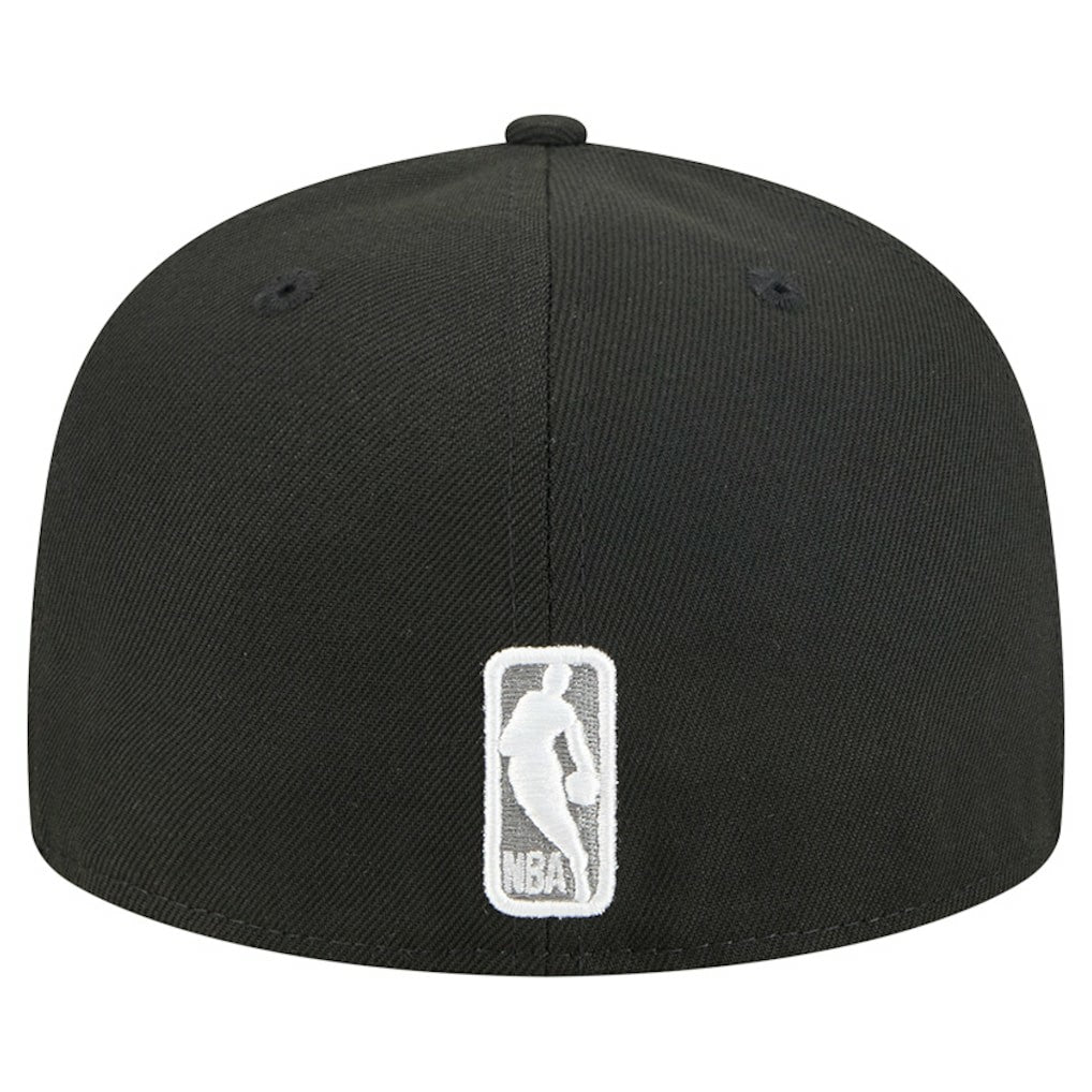 Black Brooklyn Nets Tri-Hit 59Fifty Fitted Hat | NBA