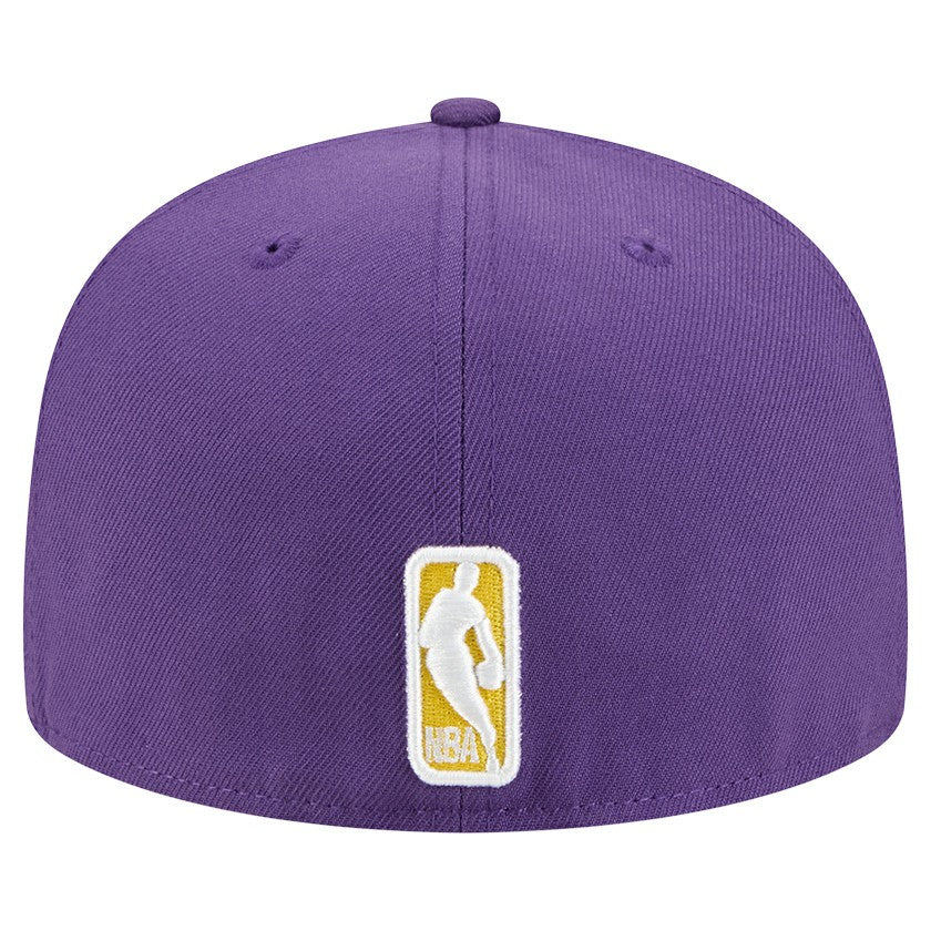 Purple Los Angeles Lakers Tri-Hit 59Fifty Fitted Hat | NBA