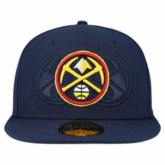 Navy Denver Nuggets Tri-Hit 59Fifty Fitted Hat sale | NBA