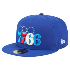 Royal Philadelphia 76ers Tri-Hit 59Fifty Fitted Hat | NBA
