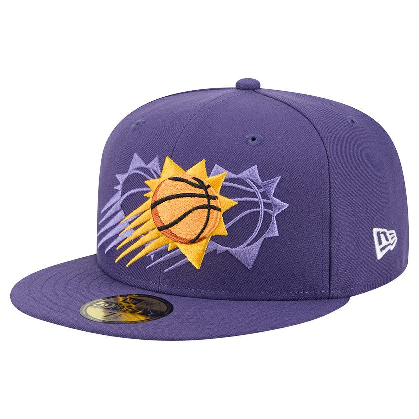 Purple Phoenix Suns Tri-Hit 59Fifty Fitted Hat | NBA
