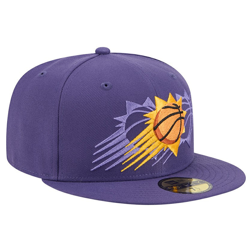 Purple Phoenix Suns Tri-Hit 59Fifty Fitted Hat | NBA