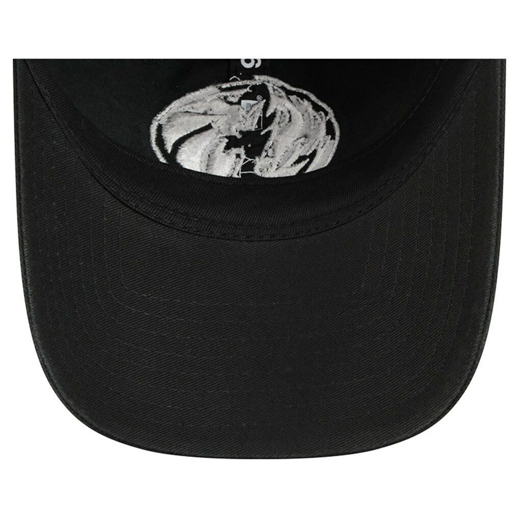Black Dallas Mavericks Stamp Fabric Applique 9TWENTY Adjustable Hat sale | NBA