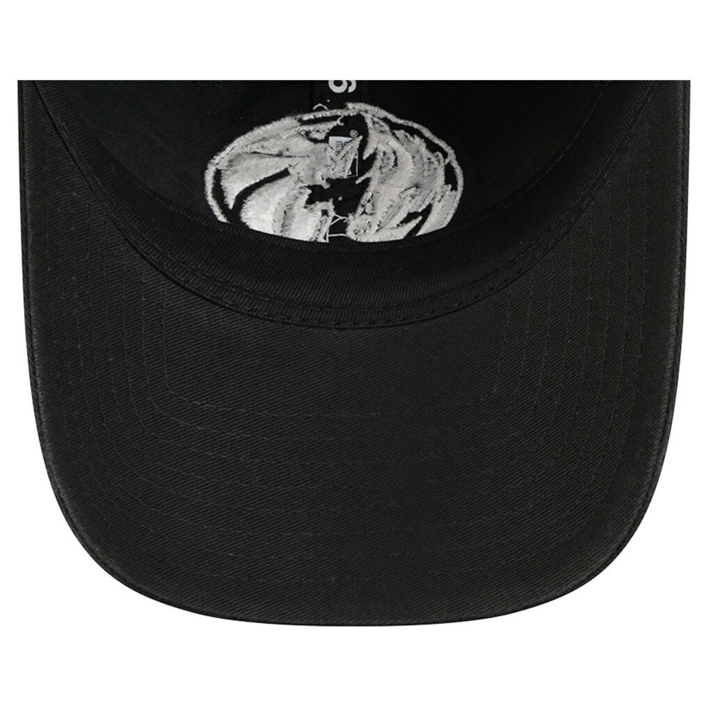 Black Dallas Mavericks Stamp Fabric Applique 9TWENTY Adjustable Hat sale | NBA