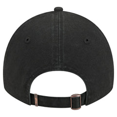 Black Chicago Bulls Stamp Fabric Applique 9TWENTY Adjustable Hat | NBA